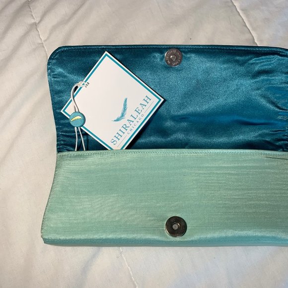 Shiraleah Chicago Mint Papillon Clutch - Picture 5 of 7